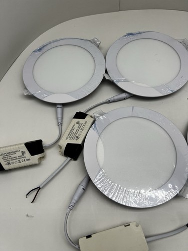 5 Slim Round LED Recessed Panel Light 12W 170mm Downlight - photo 2
