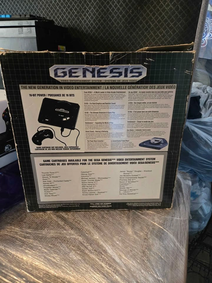 Sega Genesis Console with Box and Controller - photo 5