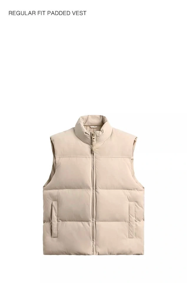 Zara men Regular Fit Padded Vest