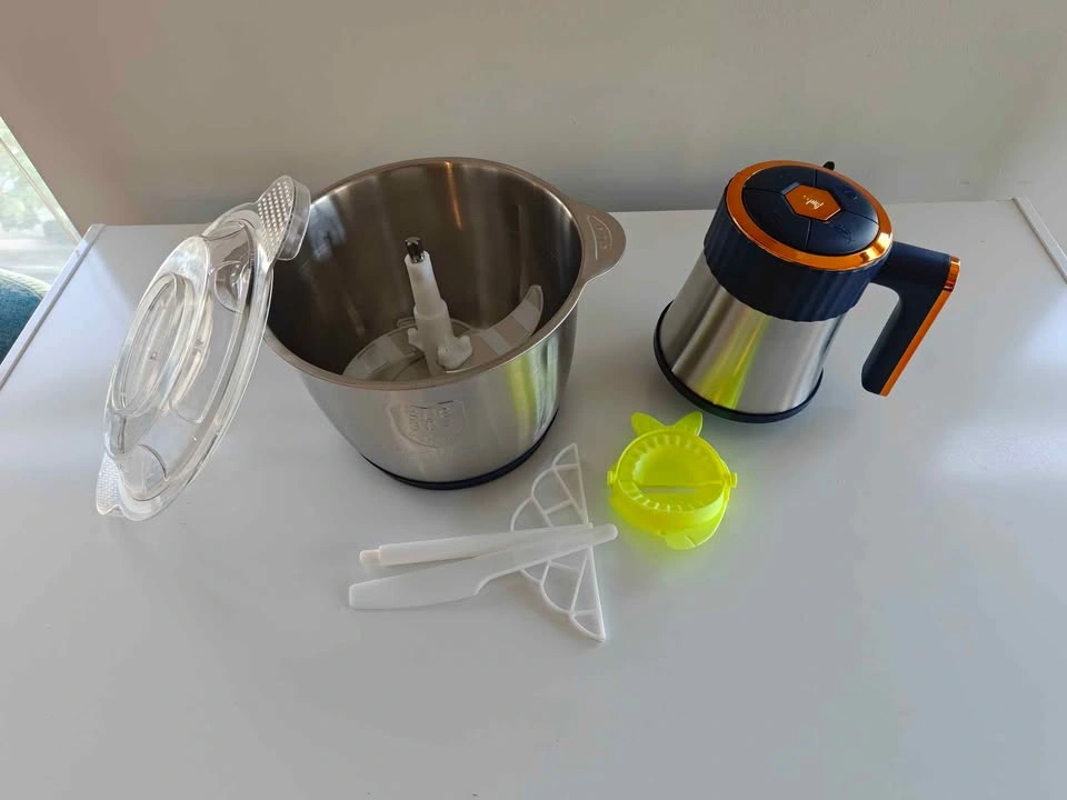 Electric Food Chopper & Meat Grinder with 5L Stainless Steel Bow - photo 2