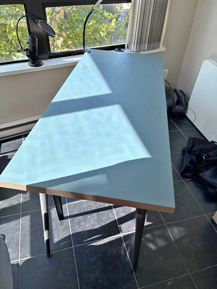 Matte Green/Blue Laminate Desk - IKEA