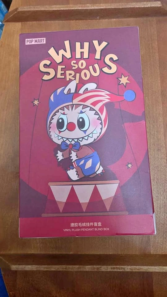 POP MART WHY SO SERIOUS Series Vinyl Plush Pendant Blind Box