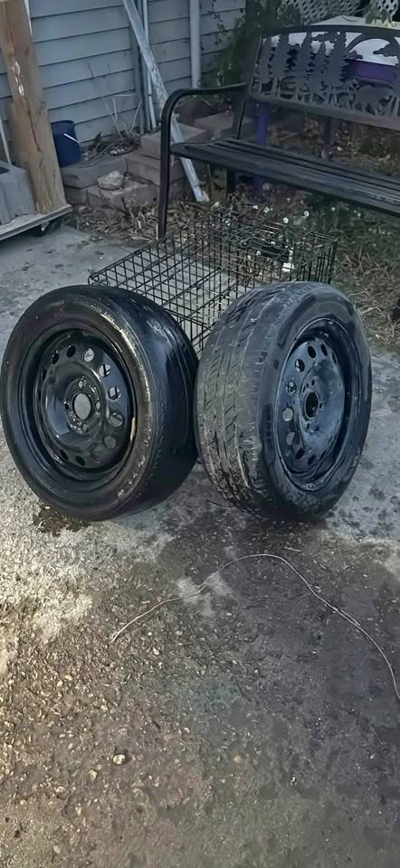 Ford Fiesta 16” Steel Rims (Pair) with 165/60R16 Tires