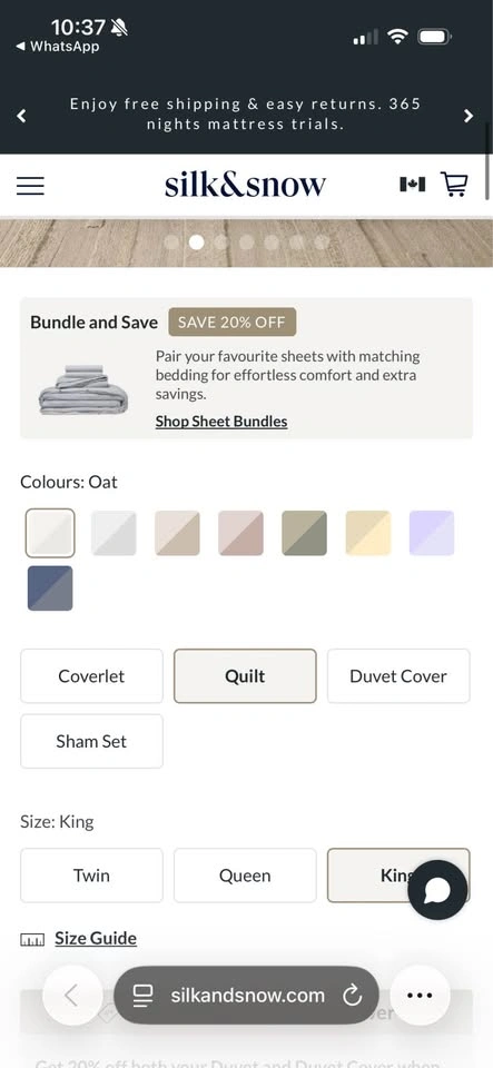Silk & Snow Muslin Quilt - photo 2
