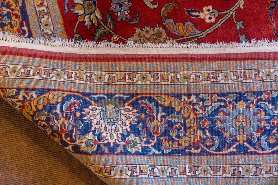 Large Hand-Knotted Persian-style Wool Rug - photo 3