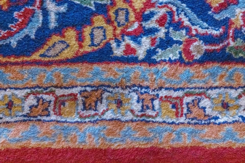 Large Hand-Knotted Persian-style Wool Rug - photo 4
