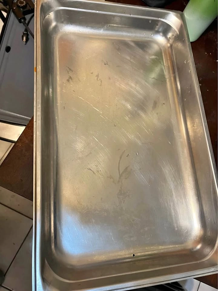 Catering metal food pan