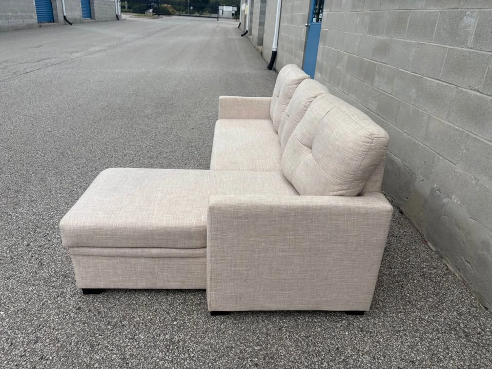 Sectional Couch with Bed and Storage - Delivery Available - photo 5