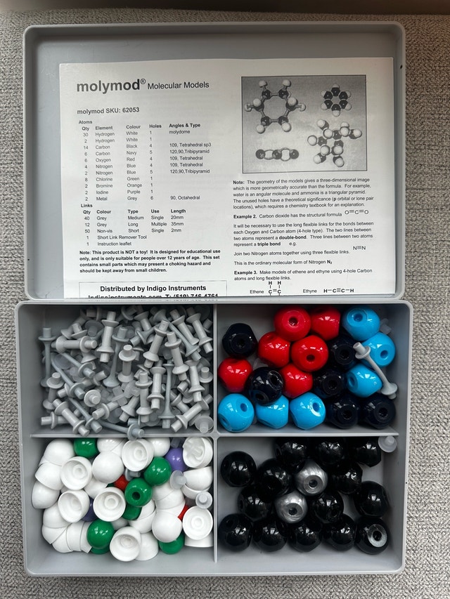 Molecular model kit chemistry molymod style - photo 2