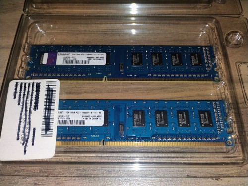 KINGSTON DDR3 4GB (2x2GB) PC3-10600U Desktop RAM - photo 2