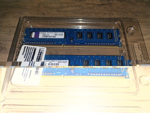 KINGSTON DDR3 4GB (2x2GB) PC3-10600U Desktop RAM - photo 3