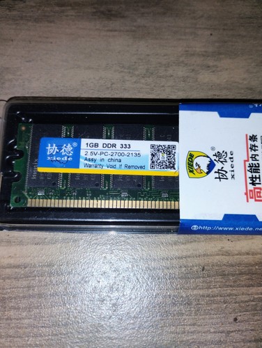 Xiede 1GB DDR 333MHz Memory Module for Desktop PC - photo 2