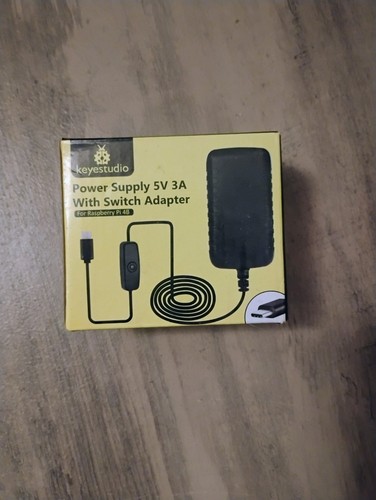 Keyestudio Power Supply 5V 3A With Switch Adapter For Raspberry