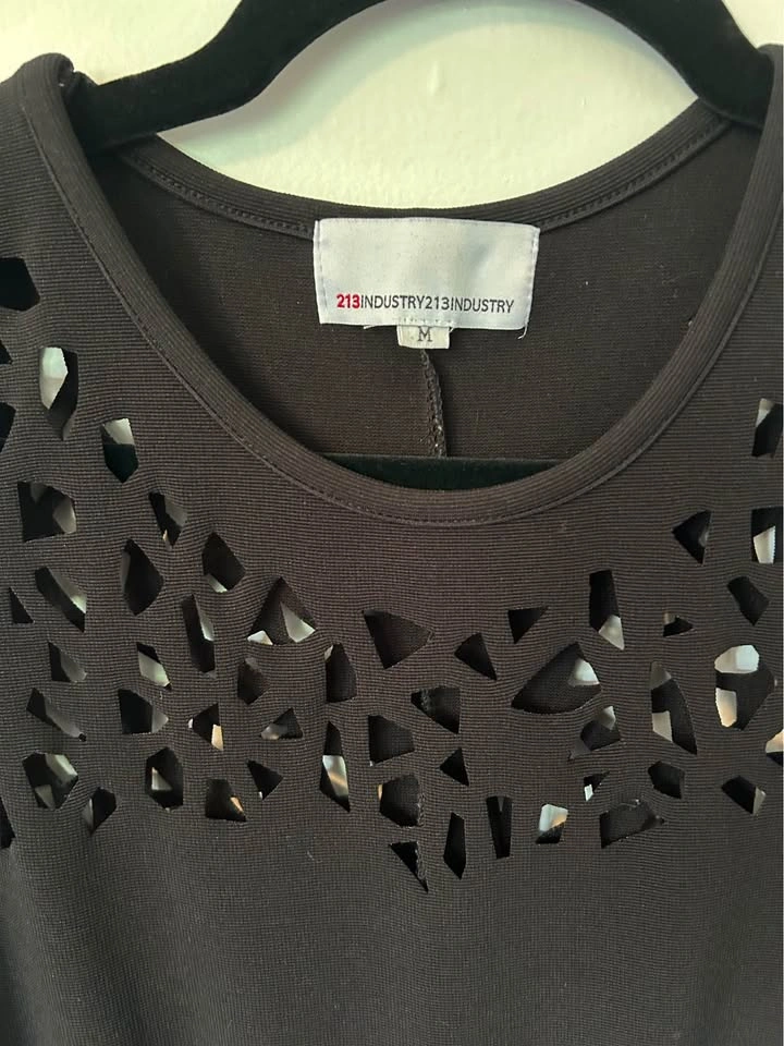 Black Cocktail Dress Size M - photo 3