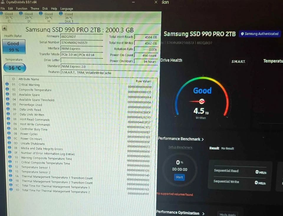 Samsung 990 PRO 2TB NVMe M.2 SSD - photo 3