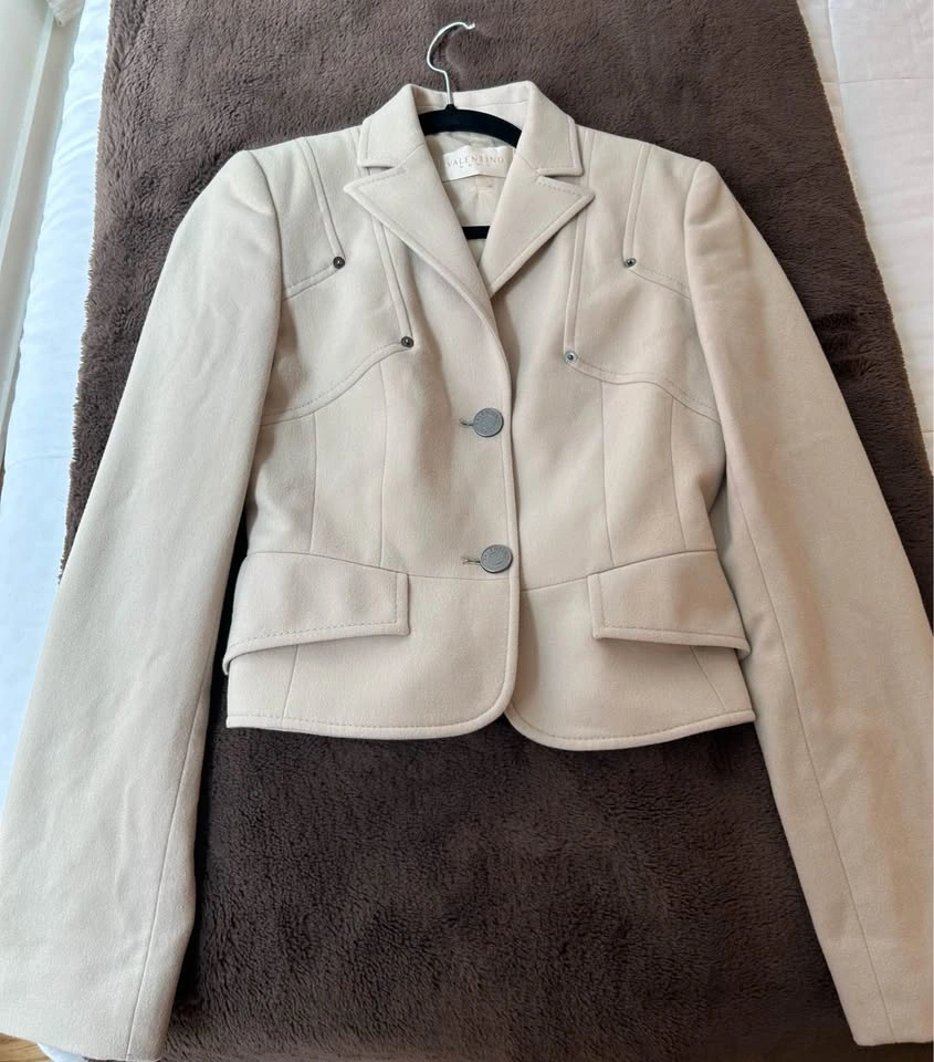 Valentino Roma Cream Wool Blazer size 6 - photo 4