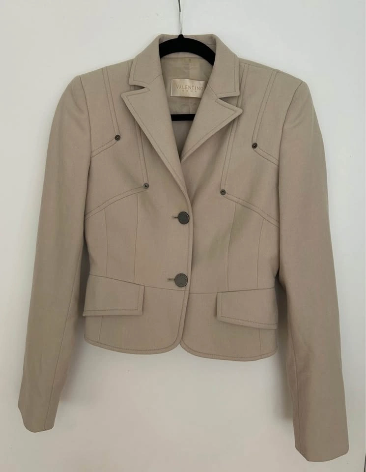 Valentino Roma Cream Wool Blazer size 6 - photo 5