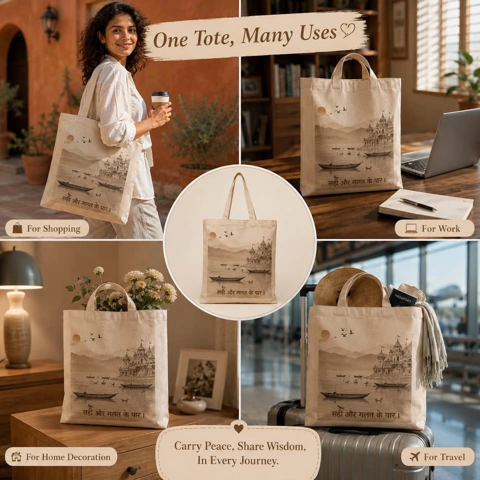 Serene Ghats Canvas tote bag - photo 4