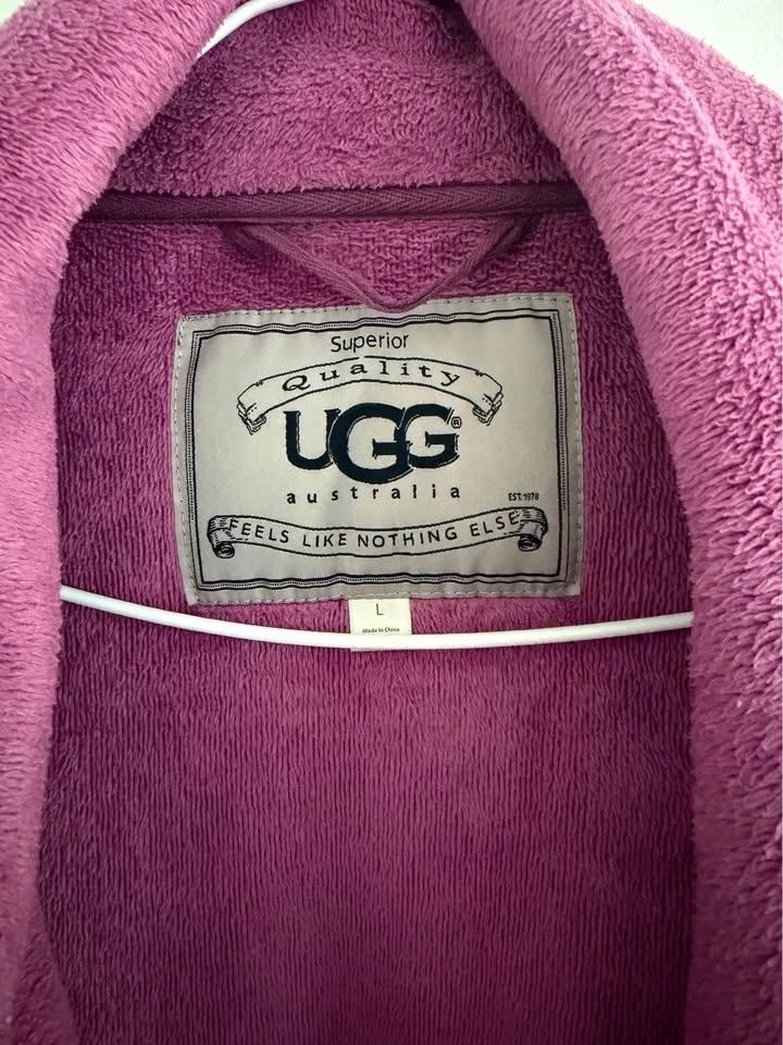 UGG Plush Fleece Robe – Mauve/Plum - photo 3