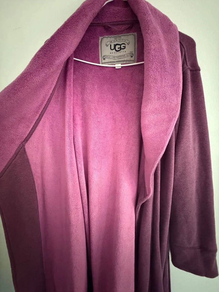 UGG Plush Fleece Robe – Mauve/Plum - photo 4
