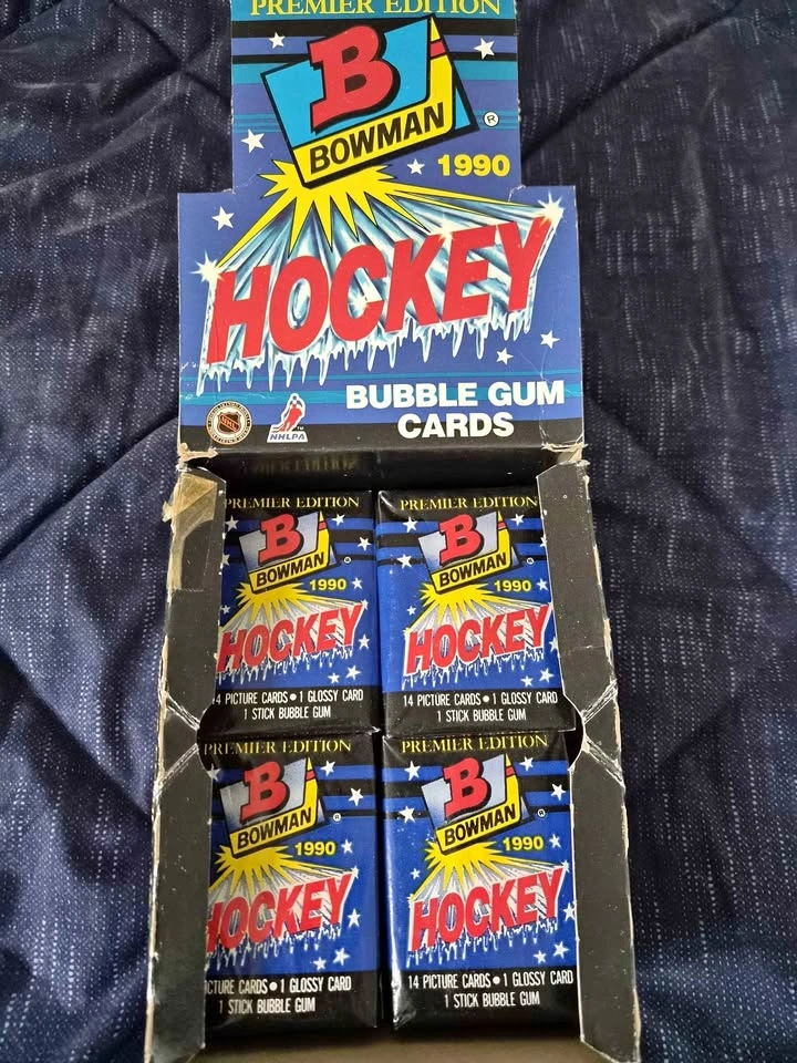 1990 Bowman Hockey wax