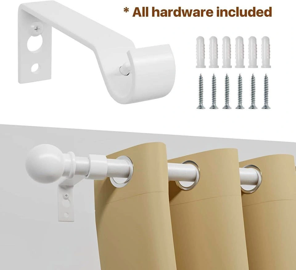 Adjustable Curtain Rods 66 to 120 Inches - Brand New