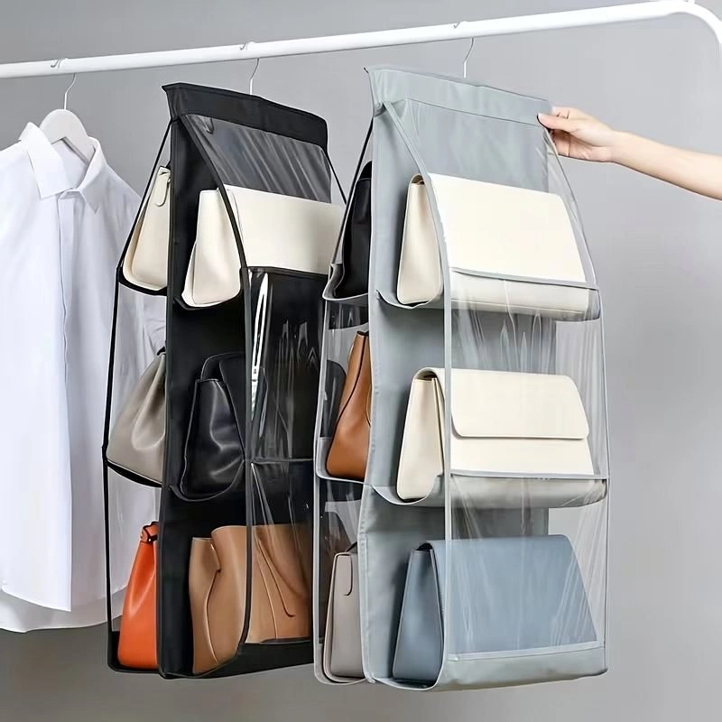 6 Pockets Hanging Handbag Organizer - New