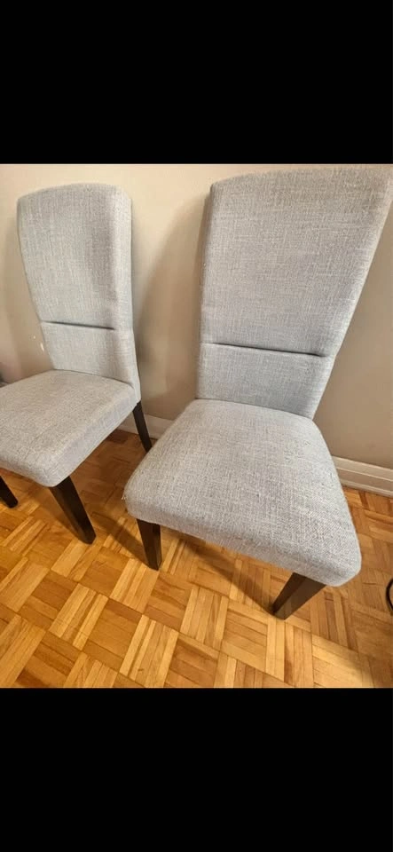 2x grey dining room chairs - photo 2