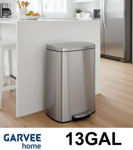 Garvee Metal step on trash bin - photo 2
