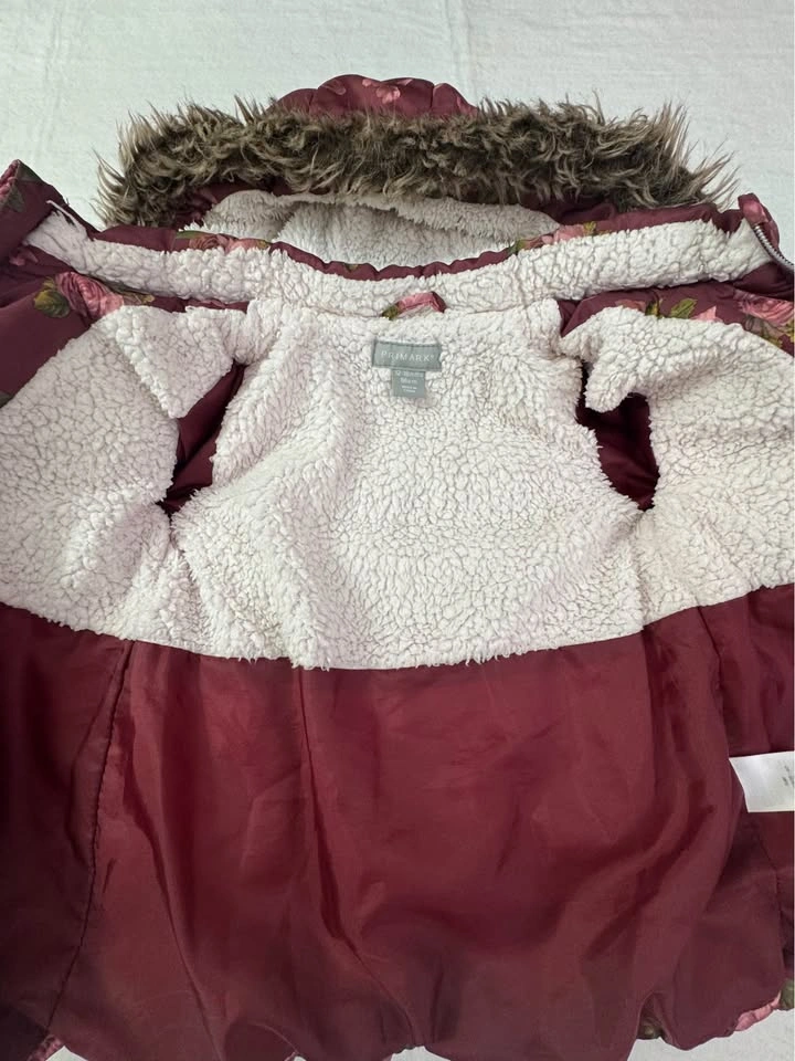 12m - 18m Girls Puffer Winter Jacket (#102) - photo 3