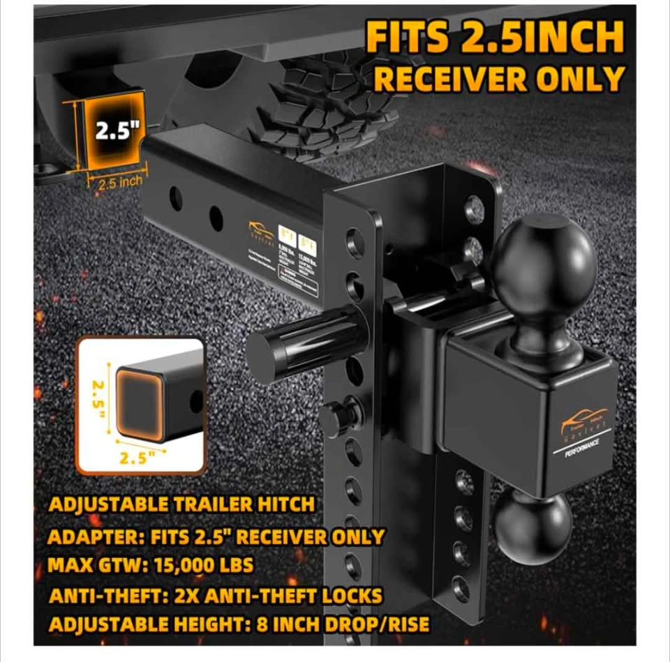 Adjustable Heavy Duty Tow Hitch - New - photo 2