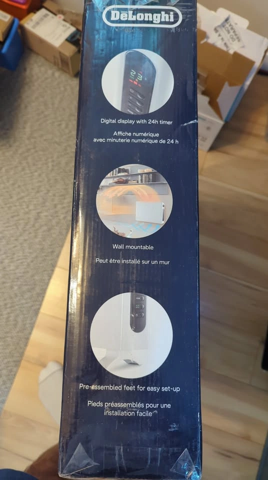 DeLonghi SLIM Style Portable Electric Digital Panel Heater - photo 2