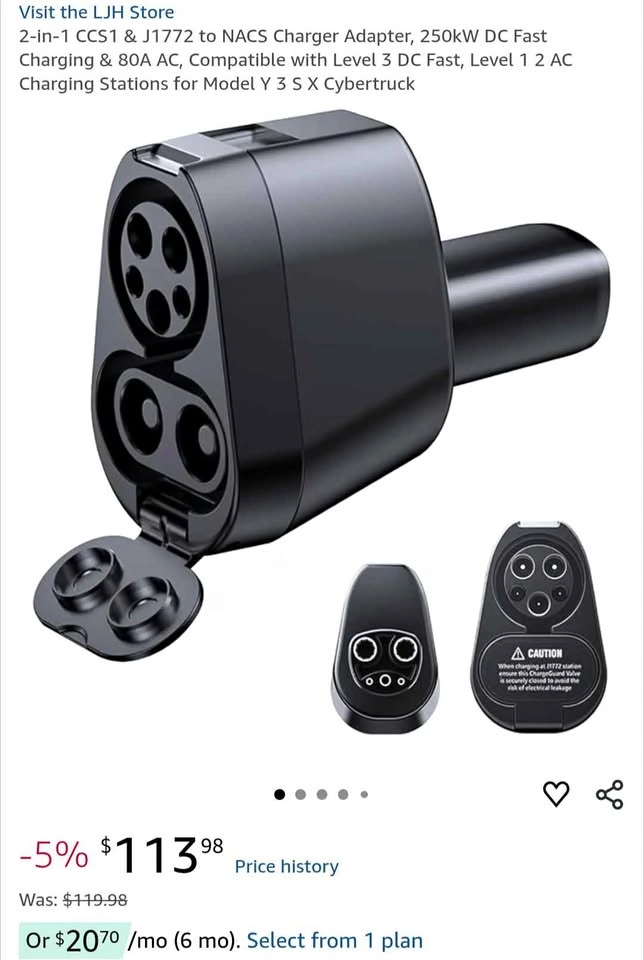 CCS to NACS Adapter - DC Charger to Tesla