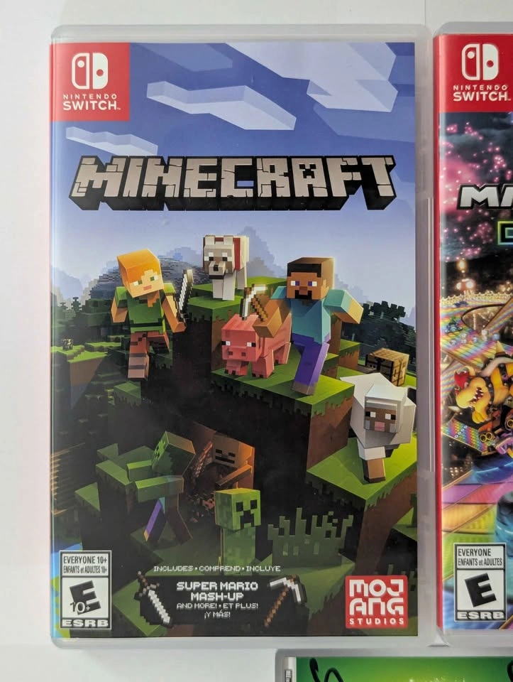 Minecraft & Mario Kart 8 CASE ONLY Switch - photo 3