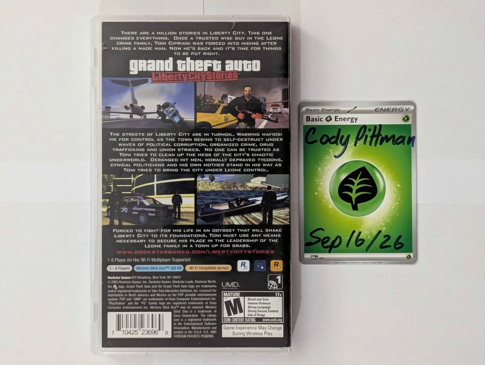 GTA Liberty City Stories CASE ONLY Sony PSP - photo 2