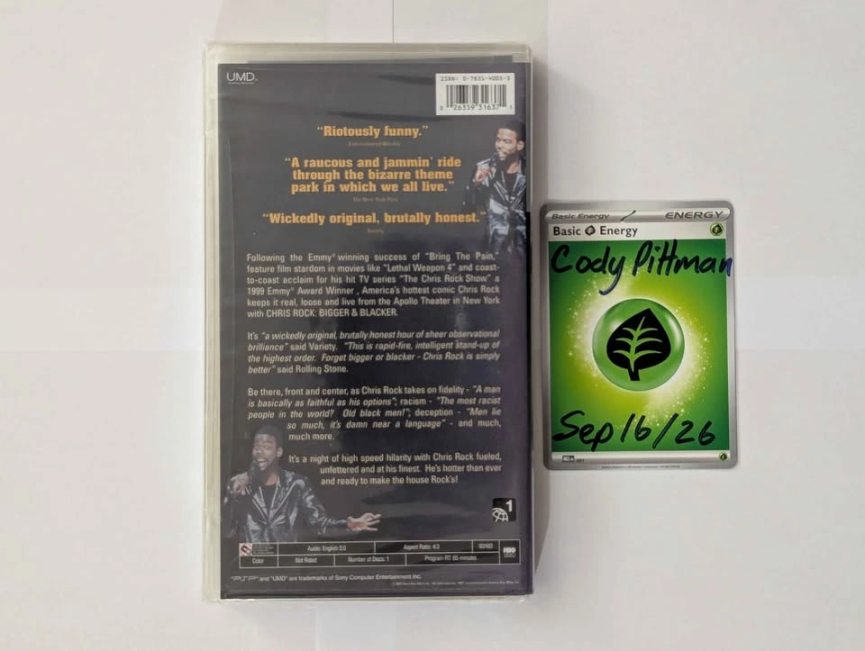 SEALED Chris Rock Bigger & Blacker PSP UMD Video - photo 2
