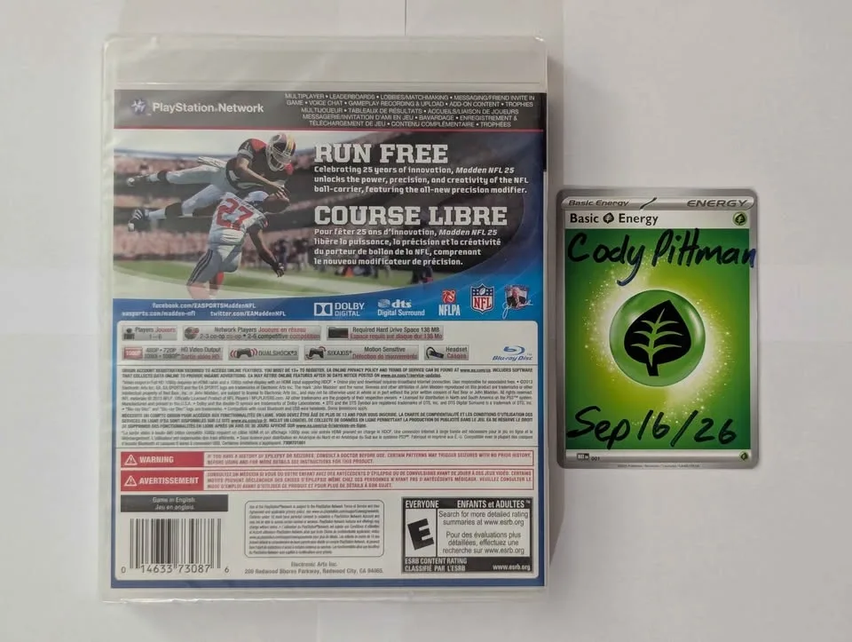 SEALED Madden NFL 25 PlayStation 3 - photo 2