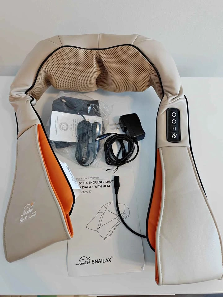 Snailax Shiatsu back neck machine 18w Beige