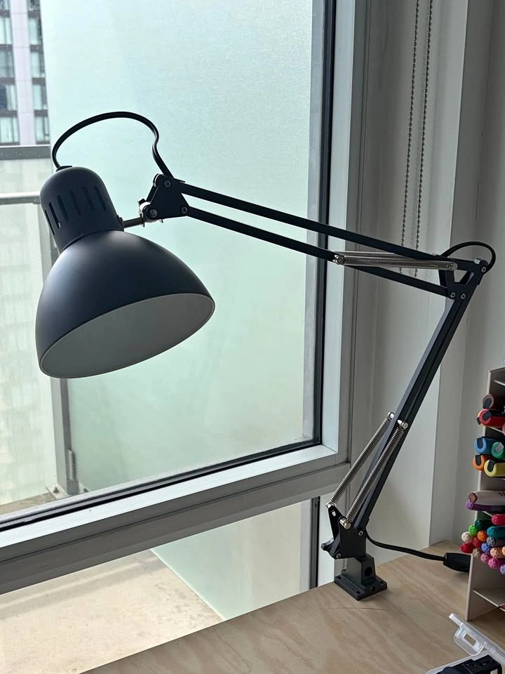 IKEA Tertial Black Adjustable Desk Lamp