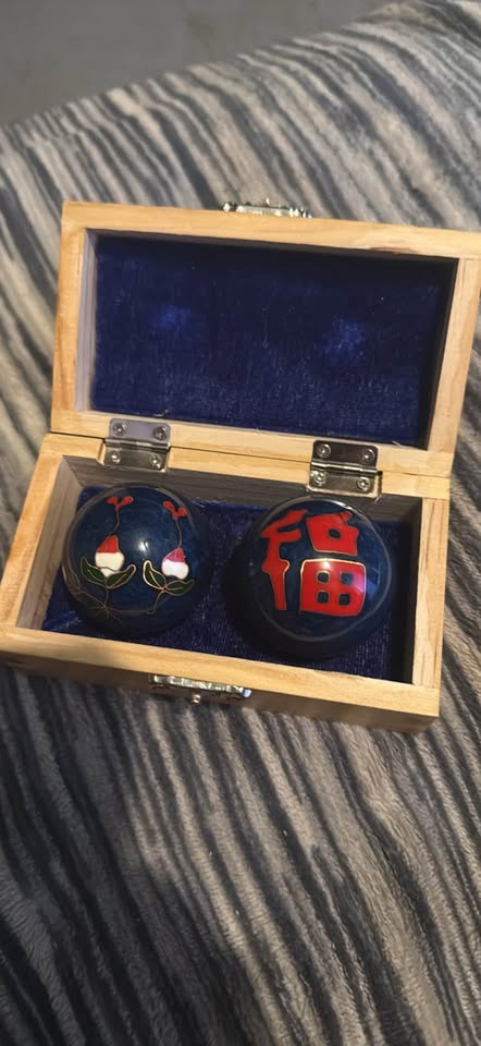 Baoding Balls with Wooden Box - photo 2