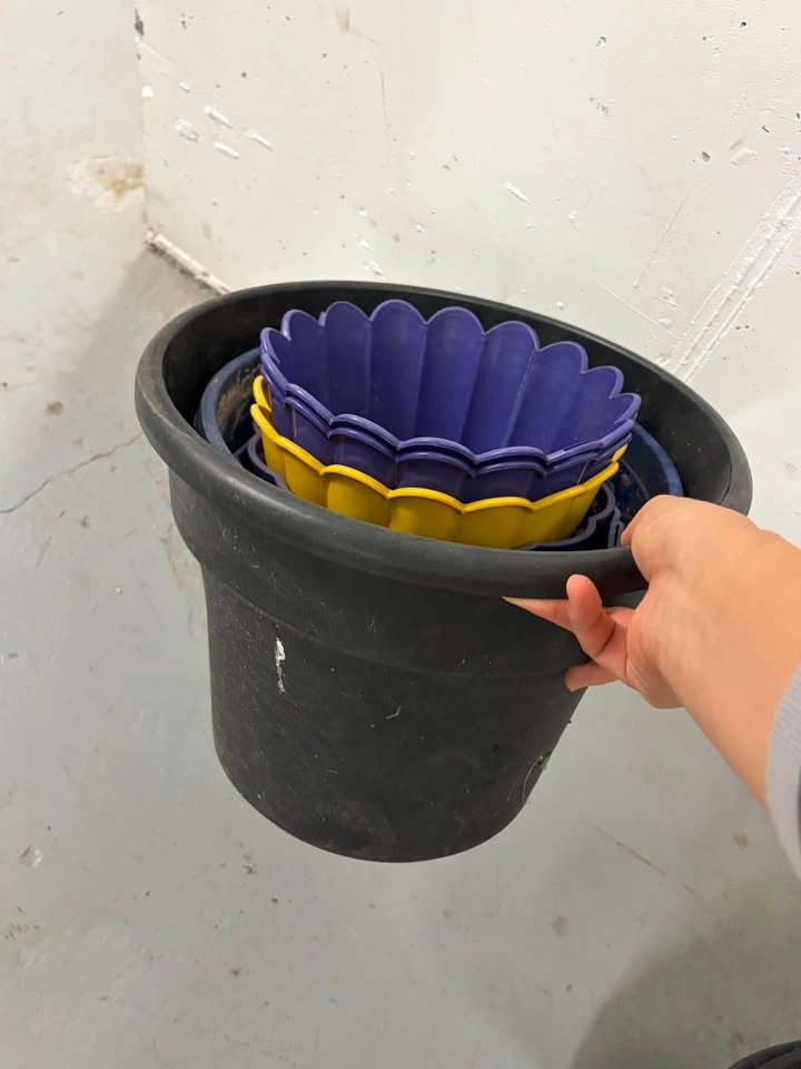 Assorted Plastic Plant Pots - photo 3