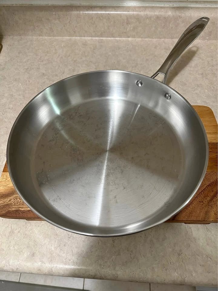 Lagostina 12-Inch Stainless Steel Skillet