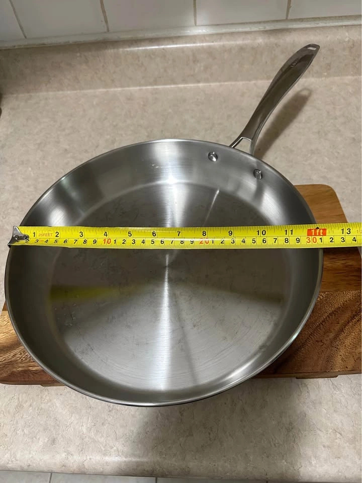 Lagostina 12-Inch Stainless Steel Skillet - photo 2