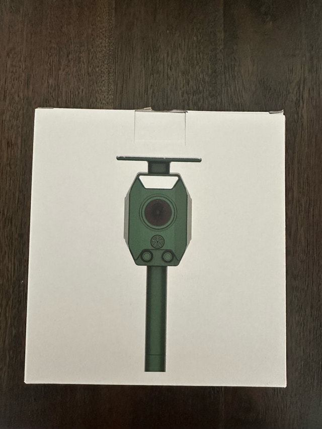 Outdoor Solar Ultrasonic Animal Repeller – Brand New
