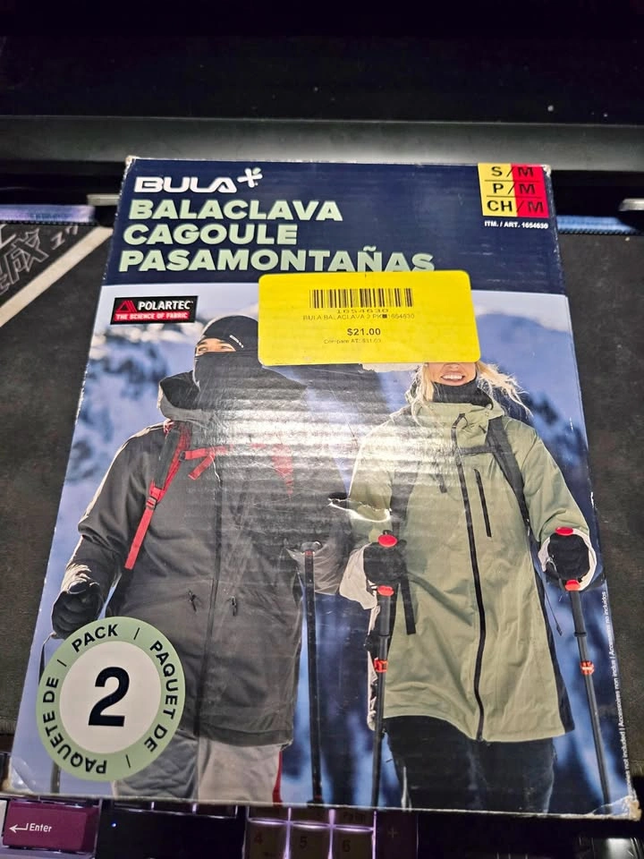 Bula Balaclava 2 Pack | S/M