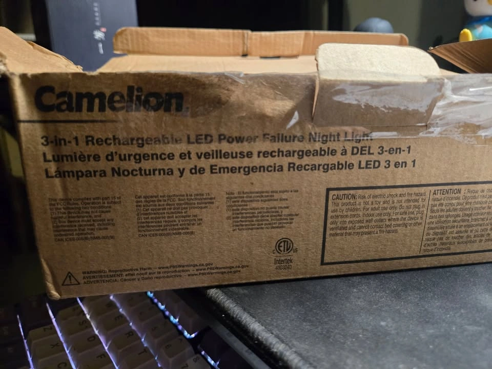 Camelion 3-in-1 Rechargeable LED Power Failure + Nightlight - photo 2
