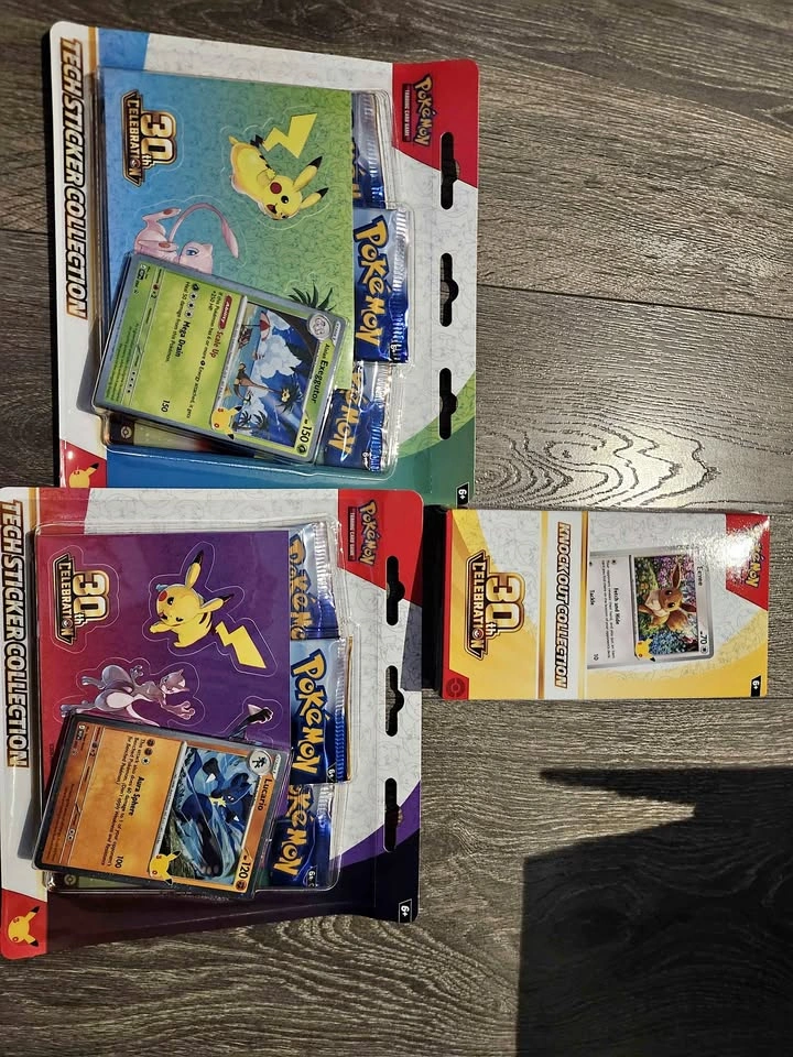 Pokemon TCG 30th Celebration Tech Sticker Knock Out Collection
