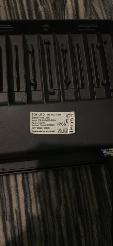BOYILITD Smart Flood Light 50W RGB + 6500K (IP66) - photo 3