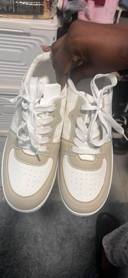 White and Beige Fashion Sneakers - photo 3