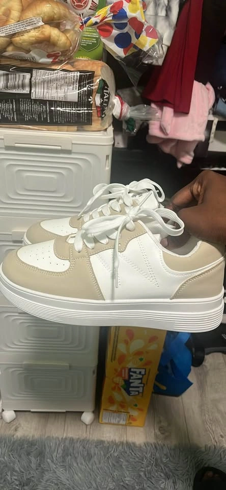 White and Beige Fashion Sneakers - photo 5